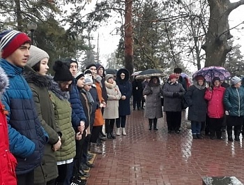 Митинг, посвященный началу боевой операции по освобождению села Кулешовка